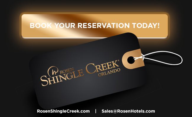 Book Your Reservation Today! at Rosen Shingle Creek Orlando