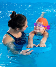 Teaching student to swim